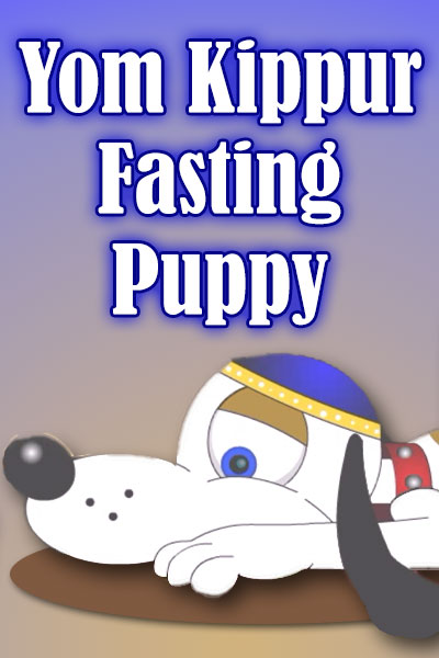 Yom Kippur Fasting Puppy ecard