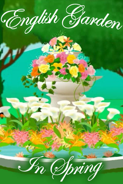 English Garden in Spring