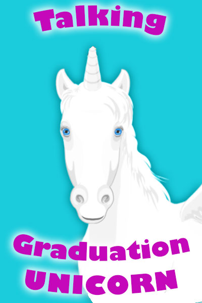 Talking Graduation Unicorn