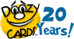 Doozycards.com ecards logo, a yellow smiley face with the name Doozy Cards written over it